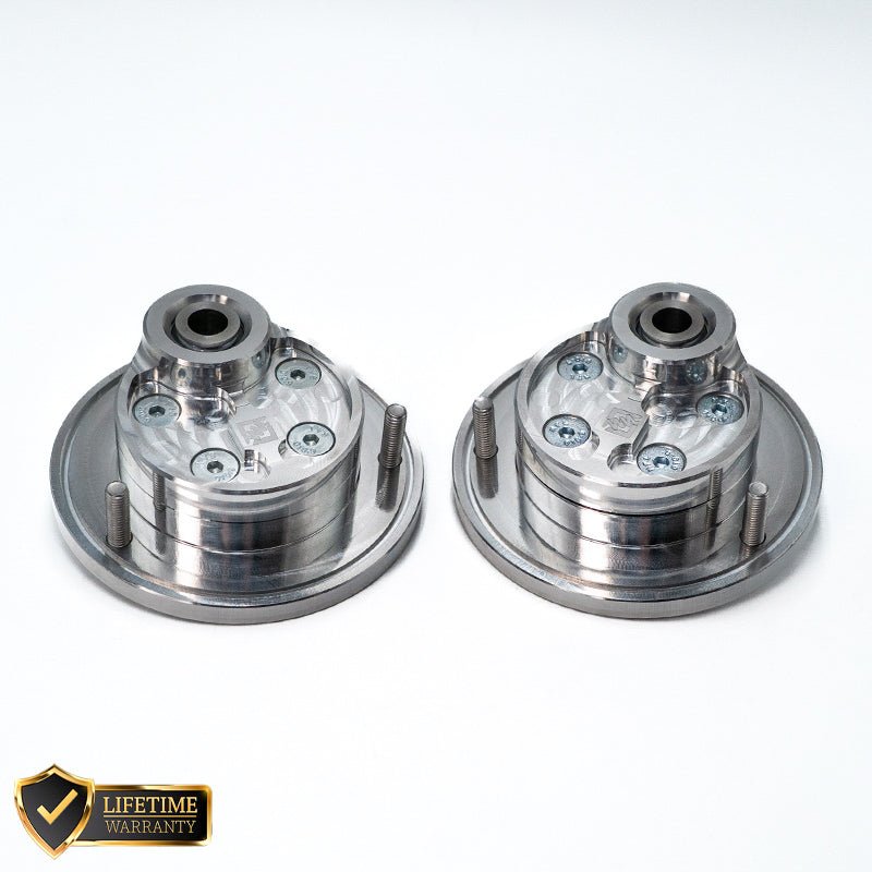 Suspension Secrets Rear Top Mount Camber Plate Stage 2 - Porsche 718 Spyder RS - Evolve Automotive